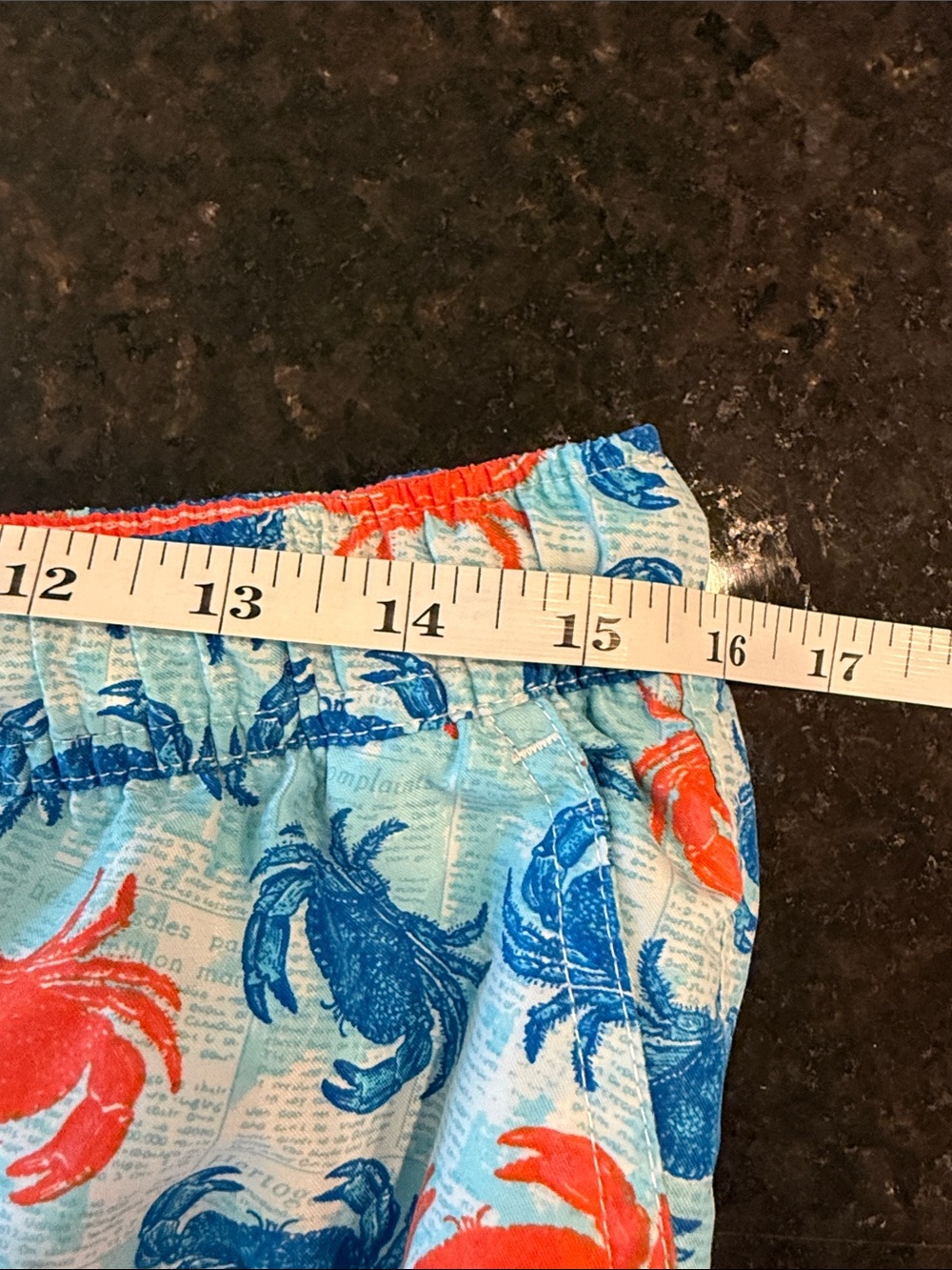 Peter Millar Seaside Collection Blue Crab
Print Swim Trunks Size Large - Picture 9 of 10